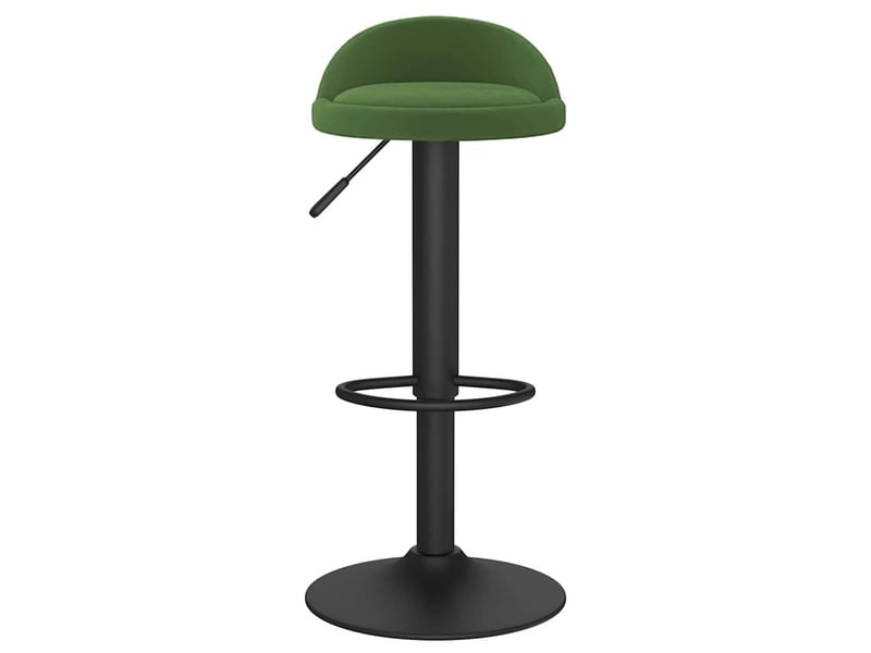  Lot de 2 tabouret de bar, chaise de bar vert foncé velours shl56496  - Conforama D