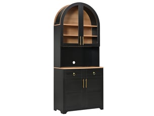 Buffet 4 porte(s)  2 tiroir(s) REDOM  - 80 cm coloris noir 