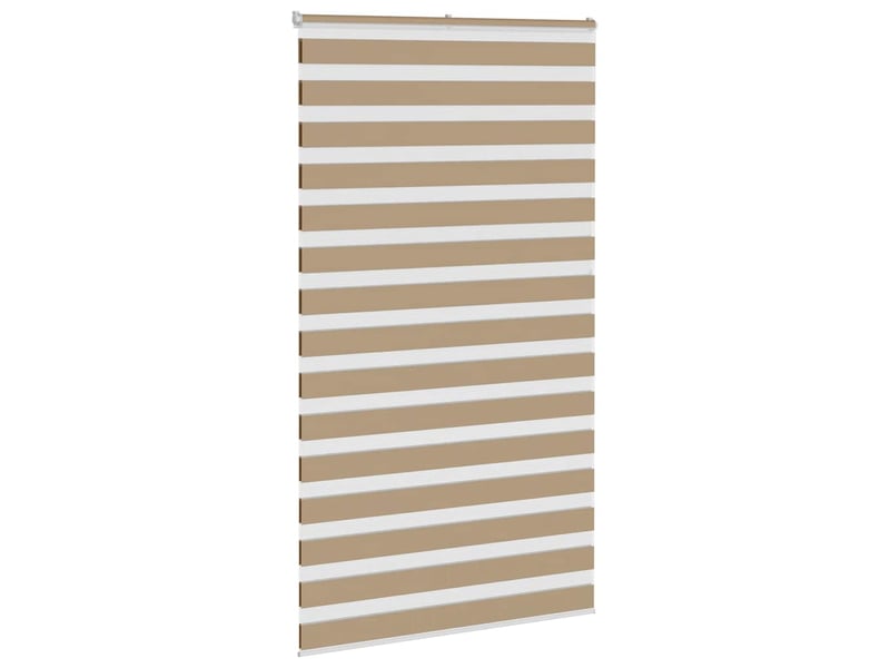  Store zèbre, store de fenêtre marron sable largeur du tissu 125,9 cm polyester cf48768  - Conforama C
