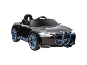 Voiture électrique bmw sous licence pour enfants de 3 à 6 ans avec télécommande, klaxon et phares, 115 x 67 x 45 cm, noire