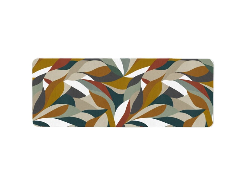  Tapis de cuisine mousse swan 45x120cm jaune  - Conforama A