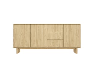 Buffet    <strong>CASANOVA</strong> <strong></strong> - 183 cm coloris marron 
