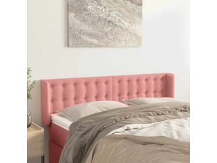 Tete de lit A poser largeur 147 cm rose