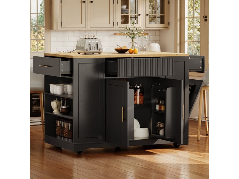  Desserte 2 portes 2 tiroirs coloris noir mdf desserte noir - Conforama E