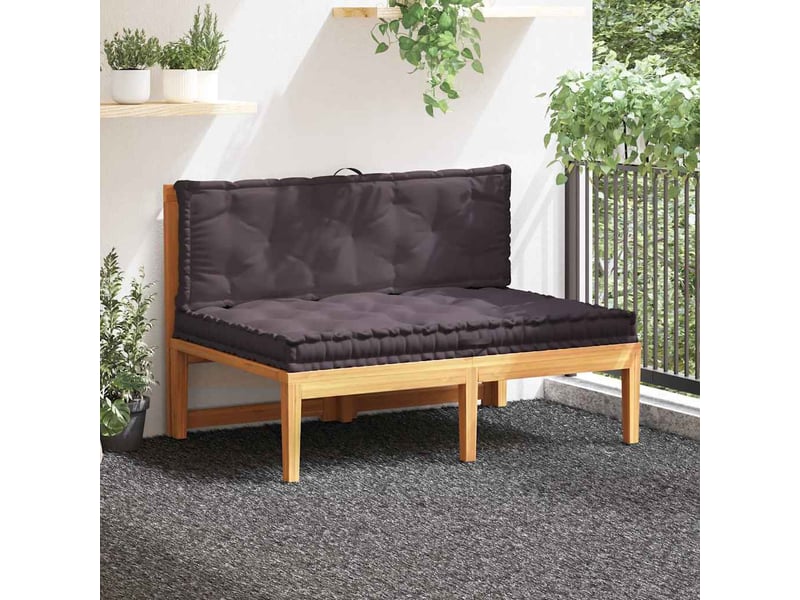  Lot de 2 coussins de plancher de palette coton anthracite cf59755  - Conforama B