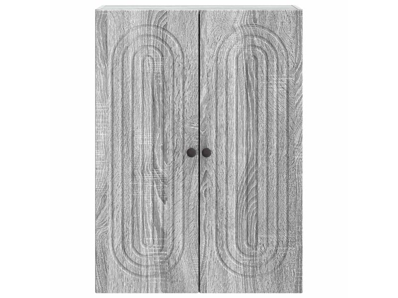  Armoire murale salon sonoma gris 66x34,5x90cm bois d'ingénierie shl8305  - Conforama D