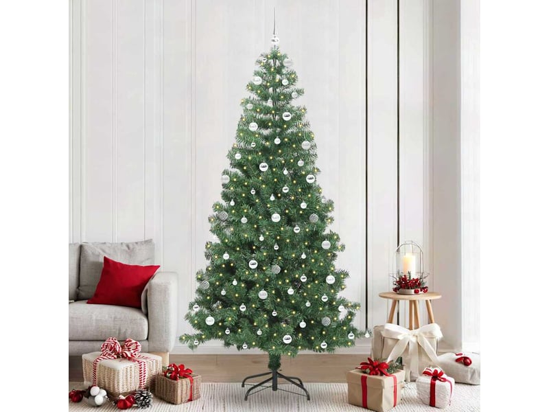  Sapin de noël, arbre de noël vert 240 cm pvc cf61581  - Conforama B