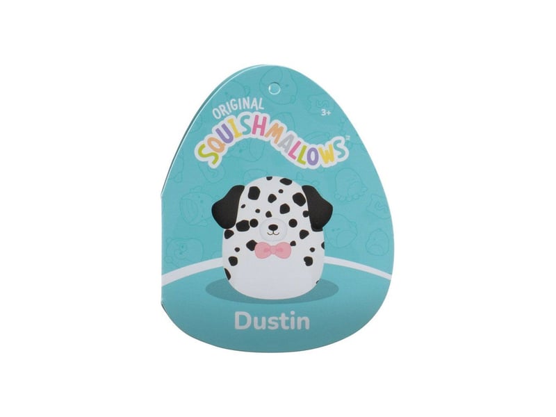  Peluches coussin dustin dalmatien 40 cm avec ventre duveteux et nœud rose SQU0191726093039 - Conforama E