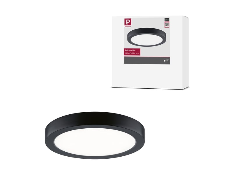  Panneau led pisa 4000k 290 mm 1800lm 17w noir mat  - Conforama A