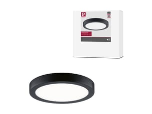 Panneau led pisa 4000k 290 mm 1800lm 17w noir mat