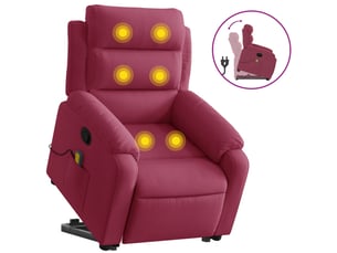 Fauteuil fixe  <strong></strong> Velours rouge