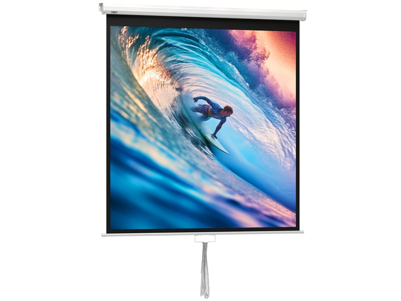  Écran de projection tv et home cinema de 85 pouces projecteur vidéo 1:1 4k hd, 162,5 x 8 x 162 cm  - Conforama B