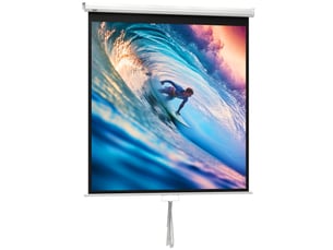 Écran de projection tv et home cinema de 85 pouces projecteur vidéo 1:1 4k hd, 162,5 x 8 x 162 cm
