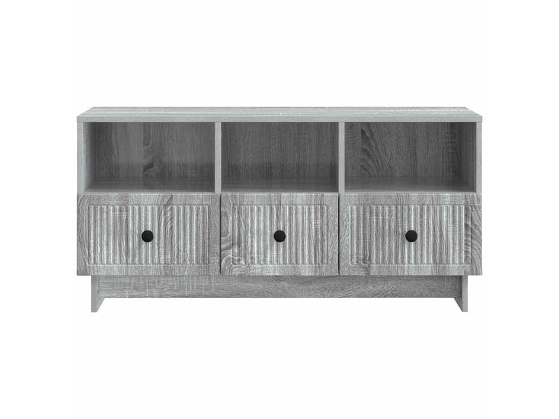  Meuble tv - banc tv - meuble de rangement sonoma gris 102 x 34,5 x 50 cm bois d'ingénierie  - Conforama E
