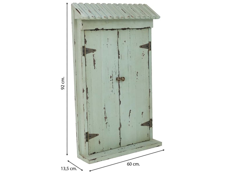  Miroir en bois bleu 60x13.5x92 cm h  - Conforama C