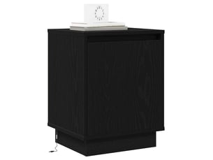 Table de chevet - cabinet de chevet - table de nuit 2 pc chêne noir 39 x 34,5 x 50 cm