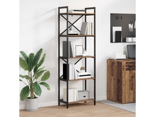 Étagère 5 niveaux, étagère de rangement 56 x 34 x 171 cm bois d'ingénierie shl2959