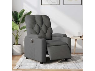 Fauteuil relax électrique  <strong></strong> Tissu gris