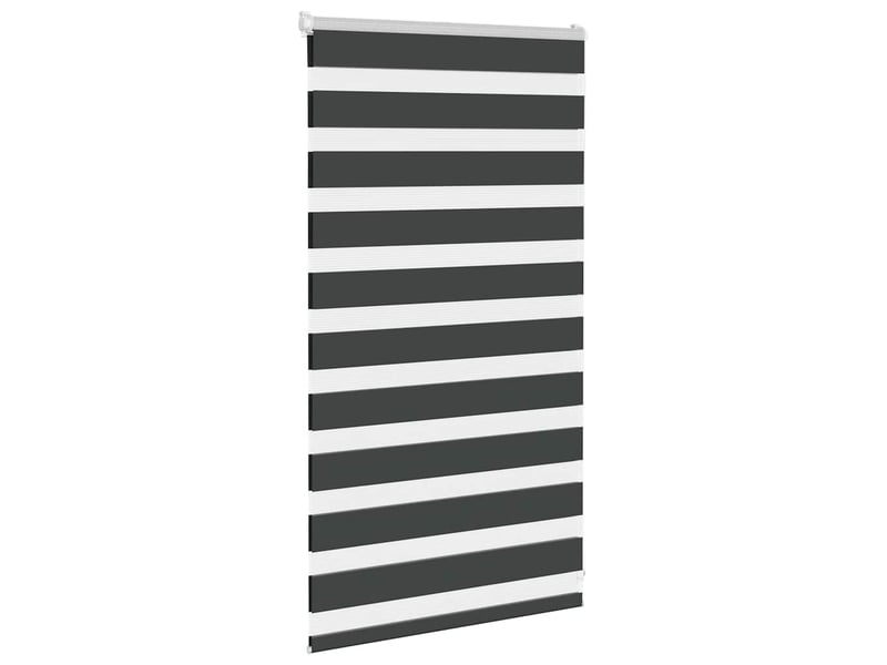 Store zèbre, store de fenêtre noir 70x100 cm largeur du tissu 65,9 cm polyester cf48929 - Conforama C