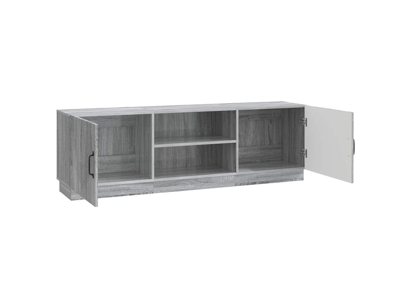  Meuble tv - banc tv - meuble de rangement sonoma gris 150 x 31 x 47 cm bois d'ingénierie  - Conforama E