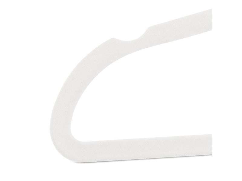  Lot de 10 cintres en velours noir multifonctions pour vêtements salon 22 x 41,5 x 0,3 cm en velours noir 13_0006377  - Conforama E