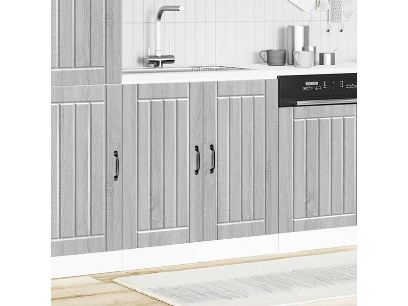  Meuble de cuisine, meuble de base de lavabo sonoma gris bois d'ingénierie shl2637  - Conforama B