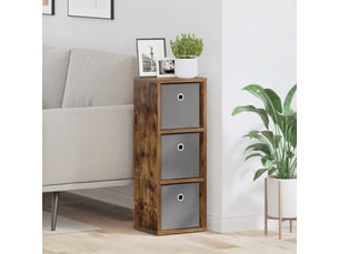Buffet - bahut - meuble de rangement avec tiroir chêne fumé 25,5 x 22 x 69,5 cm