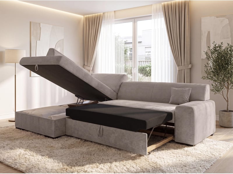  Canapé convertible lucera 260 cm – beige Lucera - Conforama C
