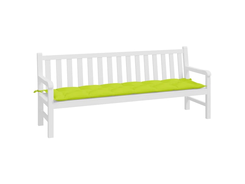  Coussin de banc de jardin, coussin d'assise vert brillant 200x50x7cm tissu oxford cf52872  - Conforama C