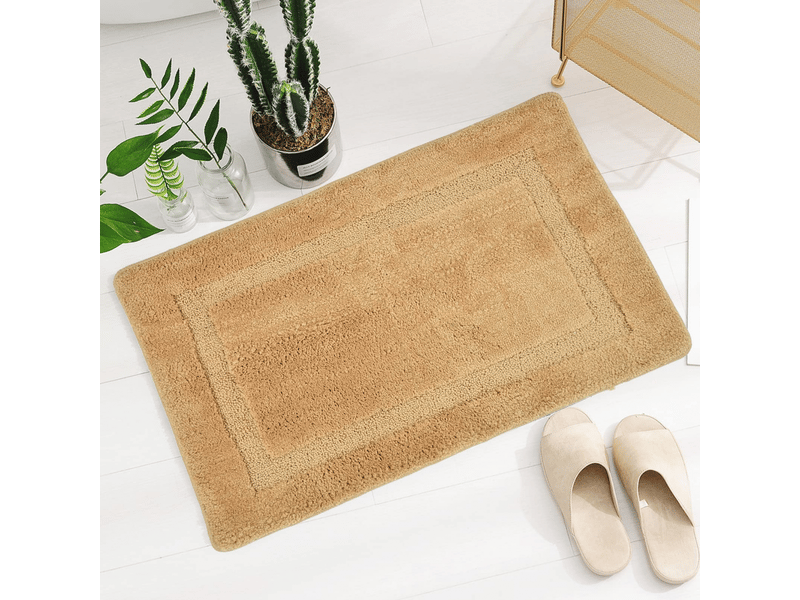  Tapis de salle de bain tapis de porte rectangulaire tapis absorbant tapis antidérapant tapis en peluche - comfortxl  - Conforama E