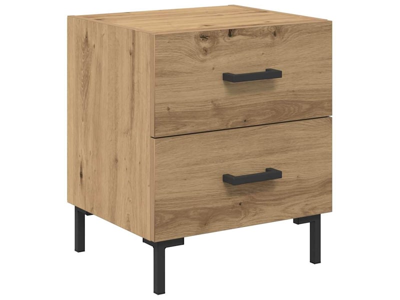  Table de chevet - cabinet de chevet - table de nuit 2 pc chêne artisanal 40 x 35 x 47,5 cm  - Conforama E