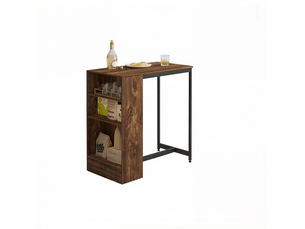 Table basse rectangulaire coloris bicolore <strong>OKMYHOME</strong> <strong></strong> - 49 cmx91 cm