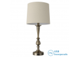 Lampe à poser fabrilamp khalifa e27 coloris cuir 60,5 x 28 x 28 cm