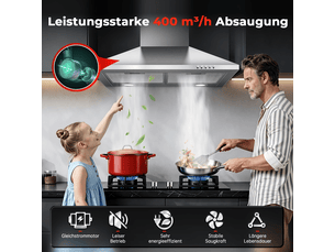 Hotte classique <strong></strong> - 400 m³/h 60 cm