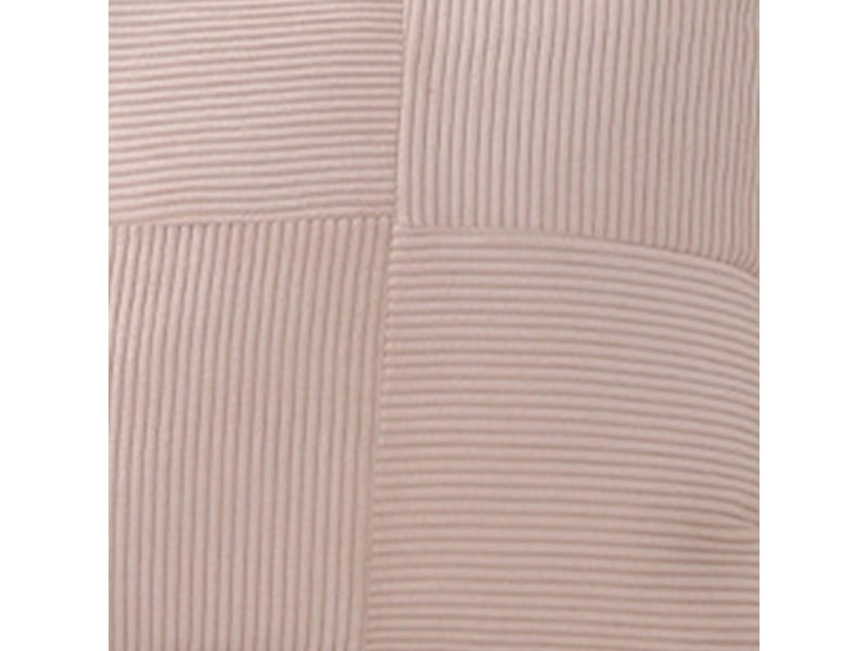  Coussin carré en tissu côtelé beige 45x45 cm  - Conforama E