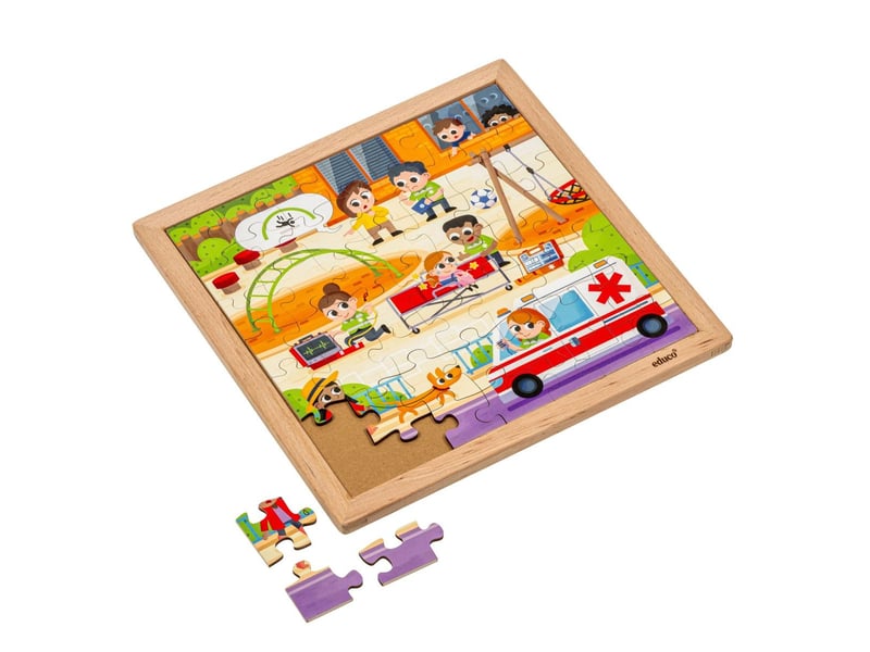  Educo services d'urgence - ambulance  49 pièces de puzzle 8719924067106 - Conforama A