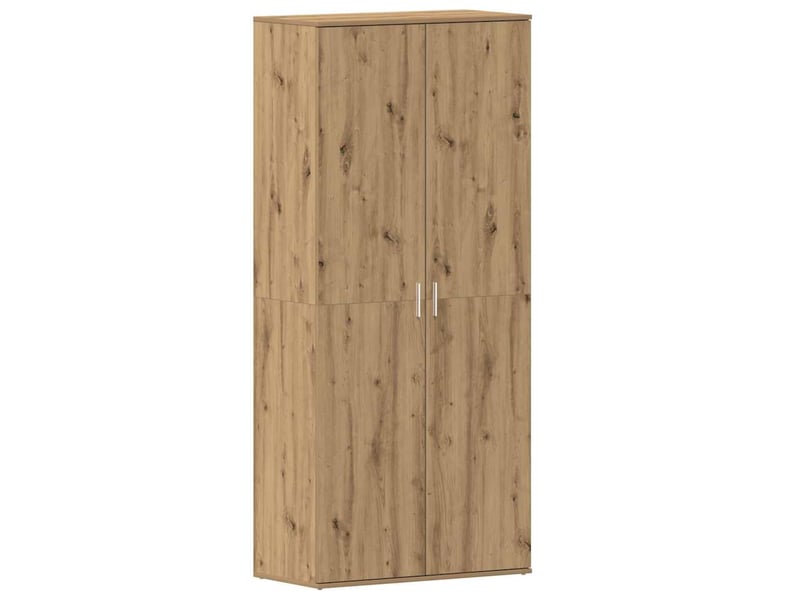  Meuble à chaussure, cabinet à chaussures 80x39x178 cm bois d'ingénierie shl9739  - Conforama A