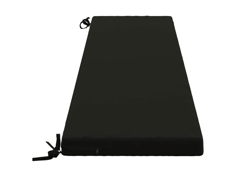  Coussin de banc, coussin d'assise, coussin de canapé soest 100 % polyester noir 170 x 40 x 5 cm cf53431  - Conforama D