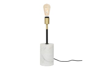 Lampe à poser en marbre caramia 40cm blanc