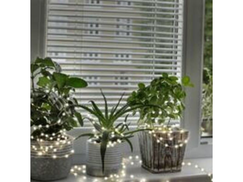 Guirlande lumineuse solaire, lumières de jardin (200 led 8 modes) 22m 78ft, exterieur étanche lampe solaire, lumière décorée étanche - Conforama E