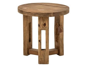 Table d'appoint en bois dorothée 60cm marron