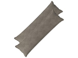 Lot de 2 coussins avec oreiller, coussins décoratifs houten gris clair fløjl cf51054