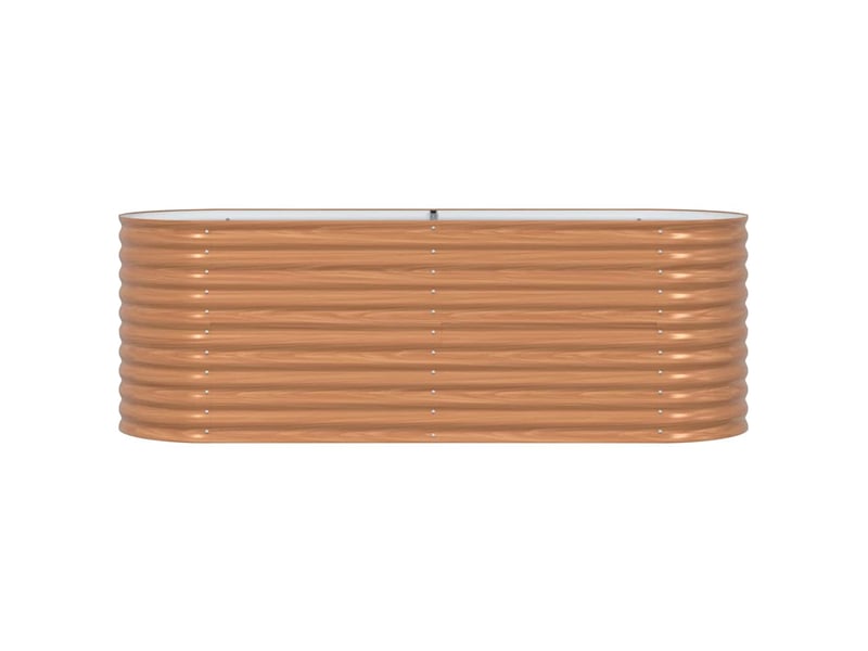 Jardinière - lit surélevé marron 240 x 80 x 81 cm acier  - Conforama E