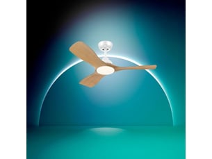 Ventilateur plafond philips olas 30 106 cm led 24 w dc 6 vitesses télécommande rf