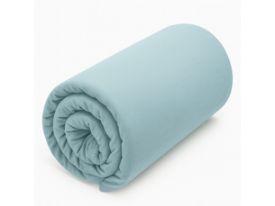 Drap housse microfibre - 160x200 bleu
