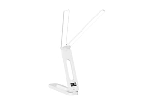 Lampe de bureau led avec horloge connectée, pliable – 3 températures de couleur, commande tactile-monotête-version enfichable