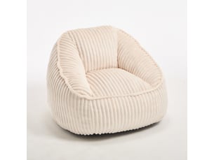 Pouf poire, 98x92x73 cm, beige