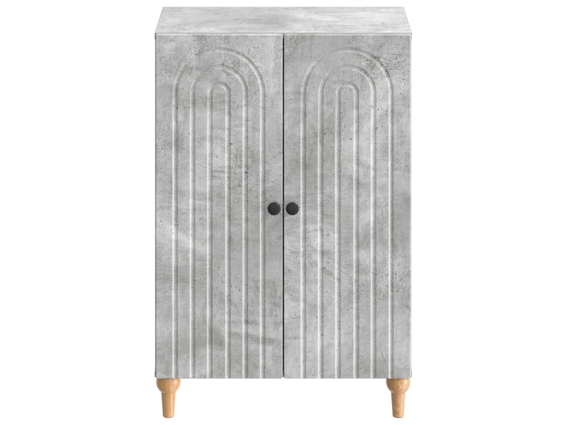  Meuble à chaussure, cabinet à chaussures alkmaar 59,5x39,5x90 cm gris béton  - Conforama D