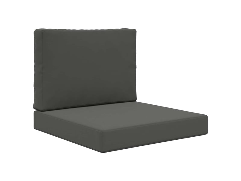  Coussin de canapé d'extérieur, coussin de chaise polyester anthracite 60 x 60 cm cf54009  - Conforama A