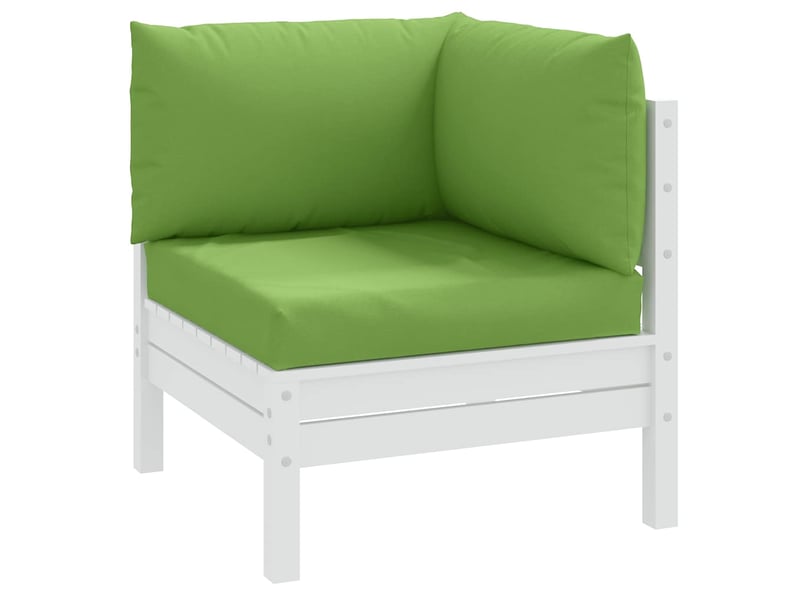  Lot de 3 coussins de palette, coussins de canapé vert mélangé tissu cf59721  - Conforama B